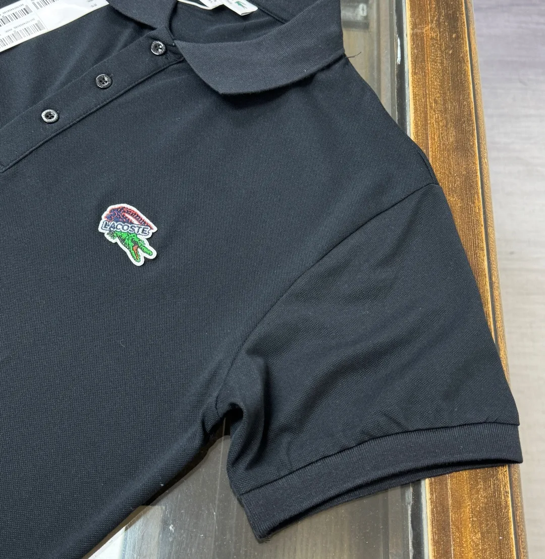 C🌟LACOSTE 2026 New Arrival polo ～ ✅ Same Style～ ， ！ ， ！ ！ ， ， ， ， 👍 ：Black White Pink Red Green Size：M L XL XXL 3XL（ ！）